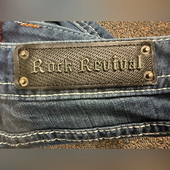 Rock Revival Women's Thick Stitch Jeans Dee Skinny  Size 26 Thick Stitch - Picture 11 of 15